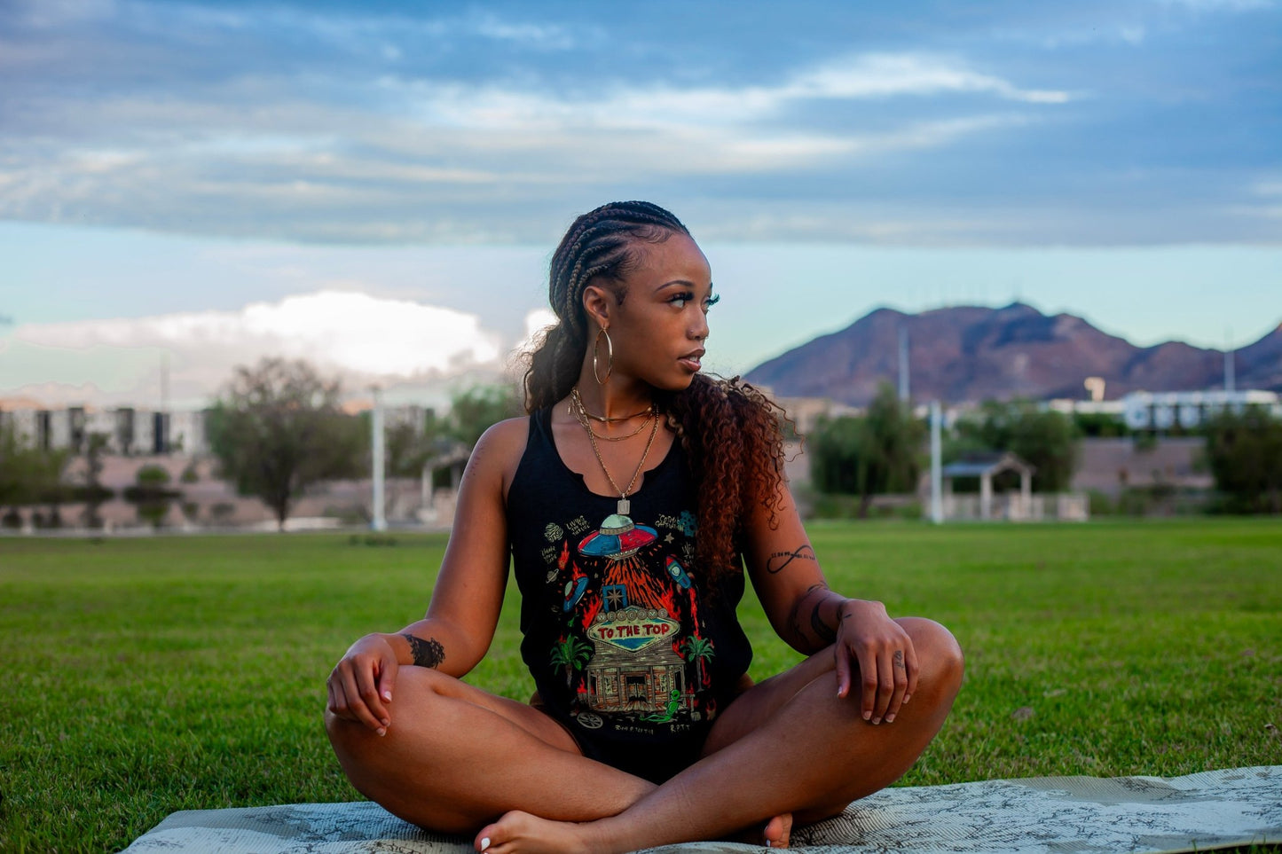 Cosmic Vibes: Women's Tank Top