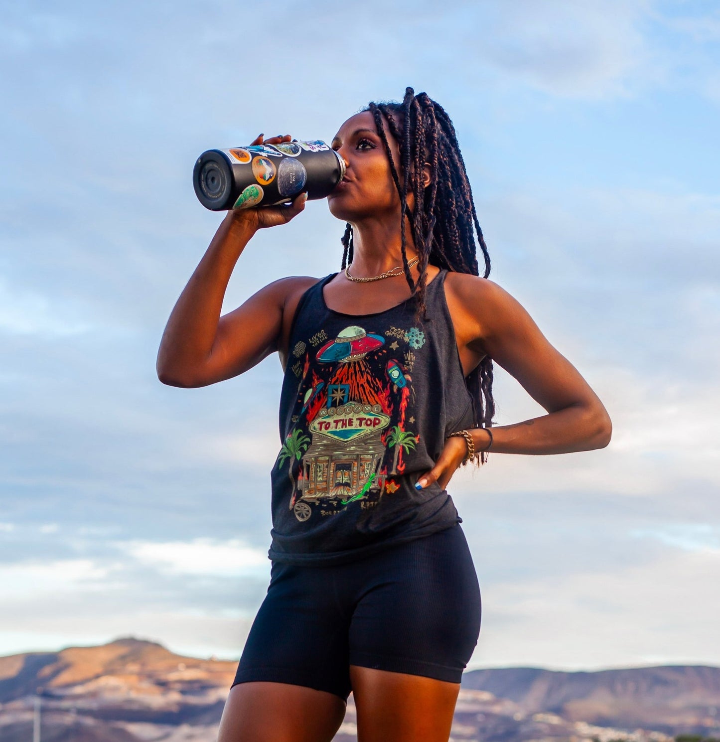 Cosmic Vibes: Women's Tank Top