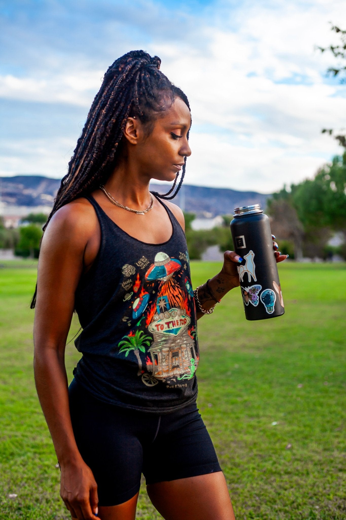 Cosmic Vibes: Women's Tank Top