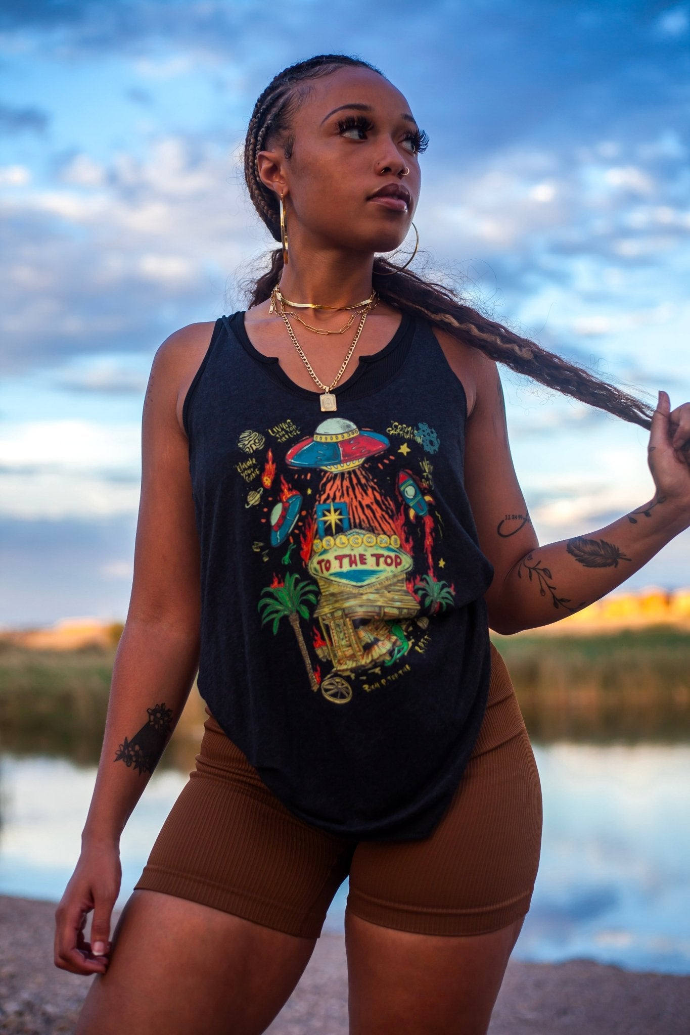 Cosmic Vibes: Women's Tank Top