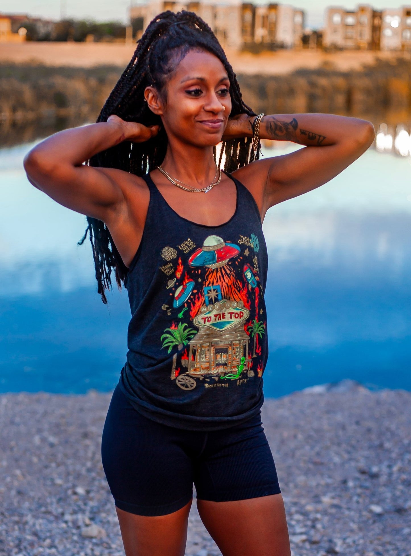 Cosmic Vibes: Women's Tank Top