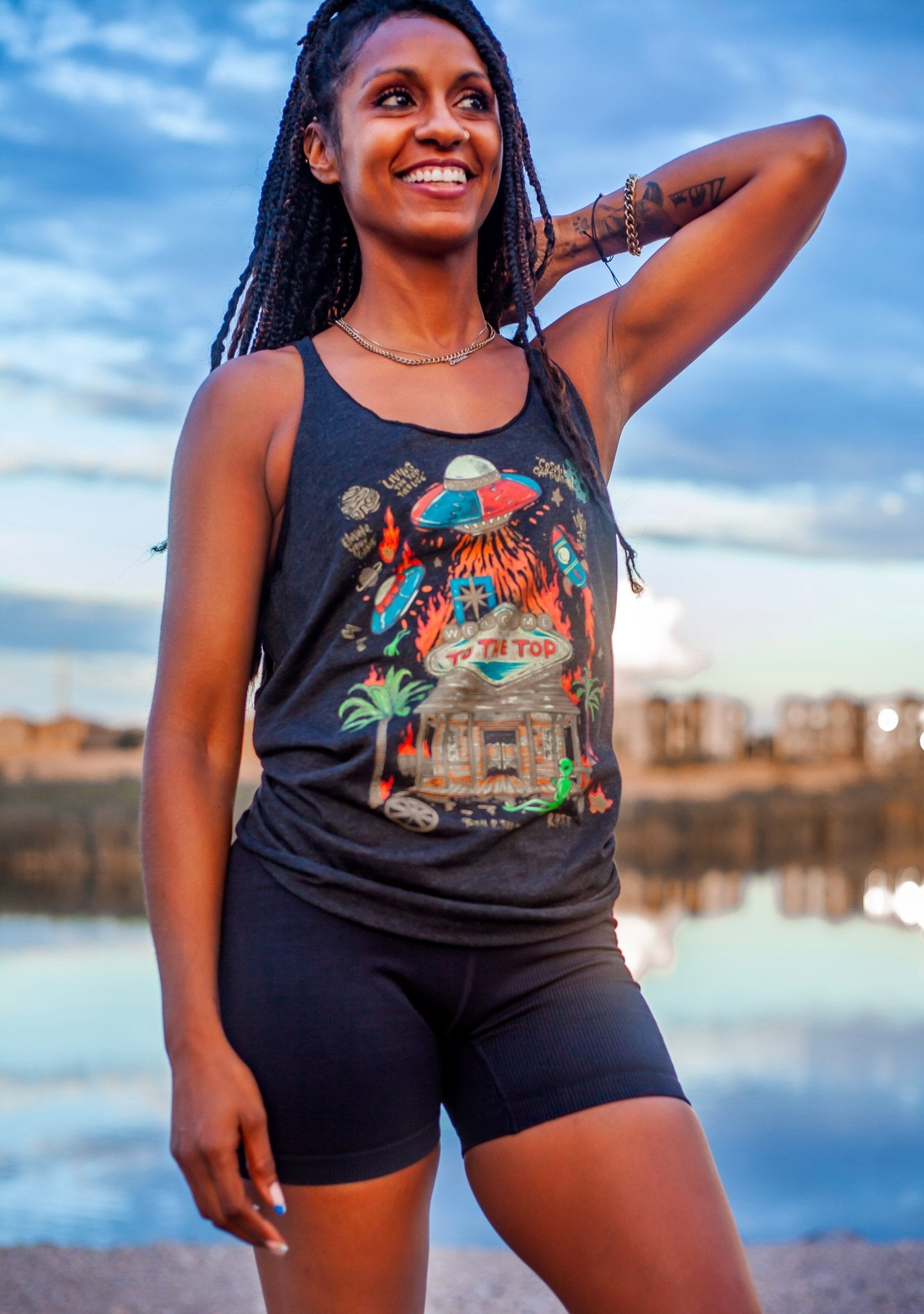 Cosmic Vibes: Women's Tank Top