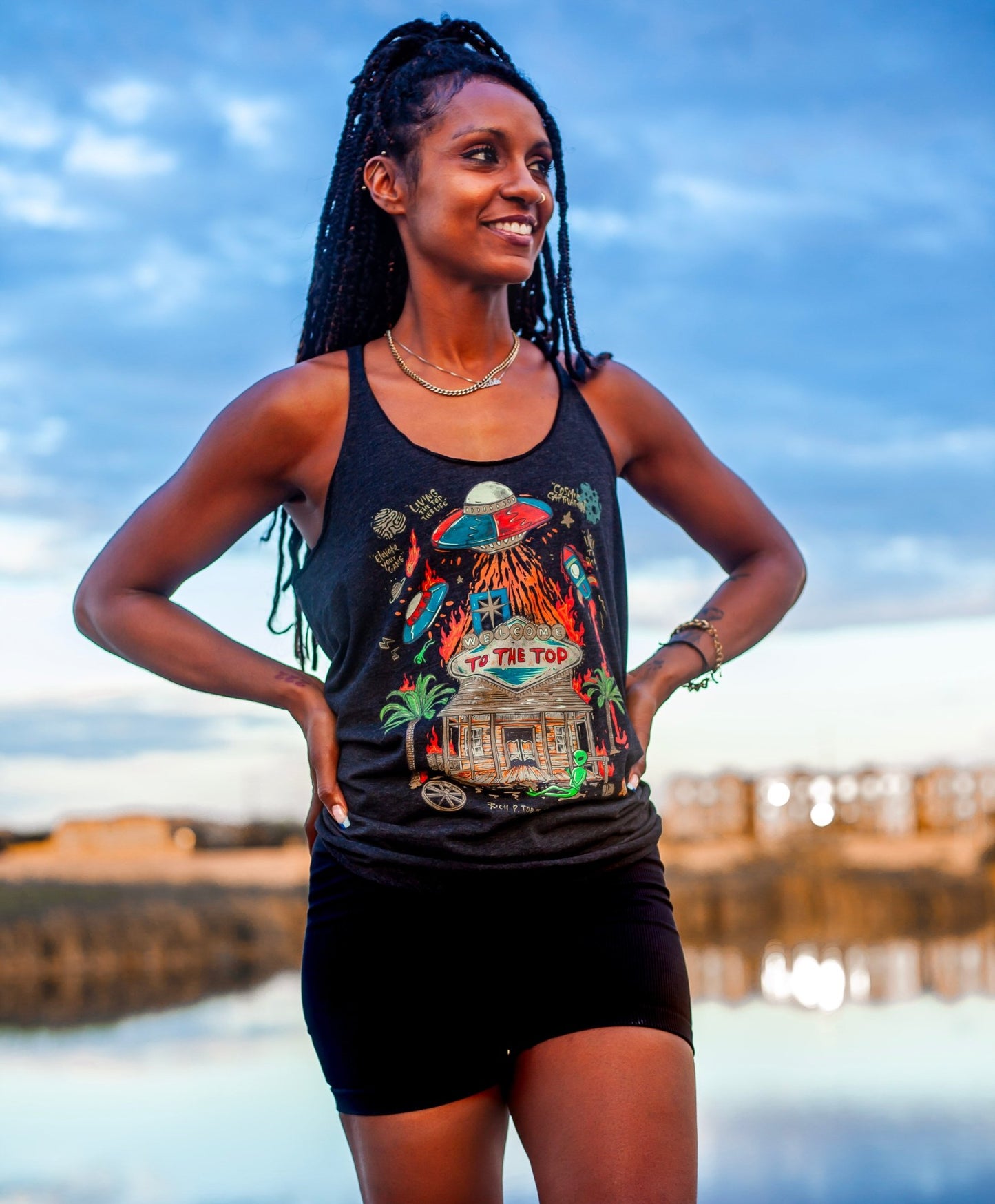 Cosmic Vibes: Women's Tank Top