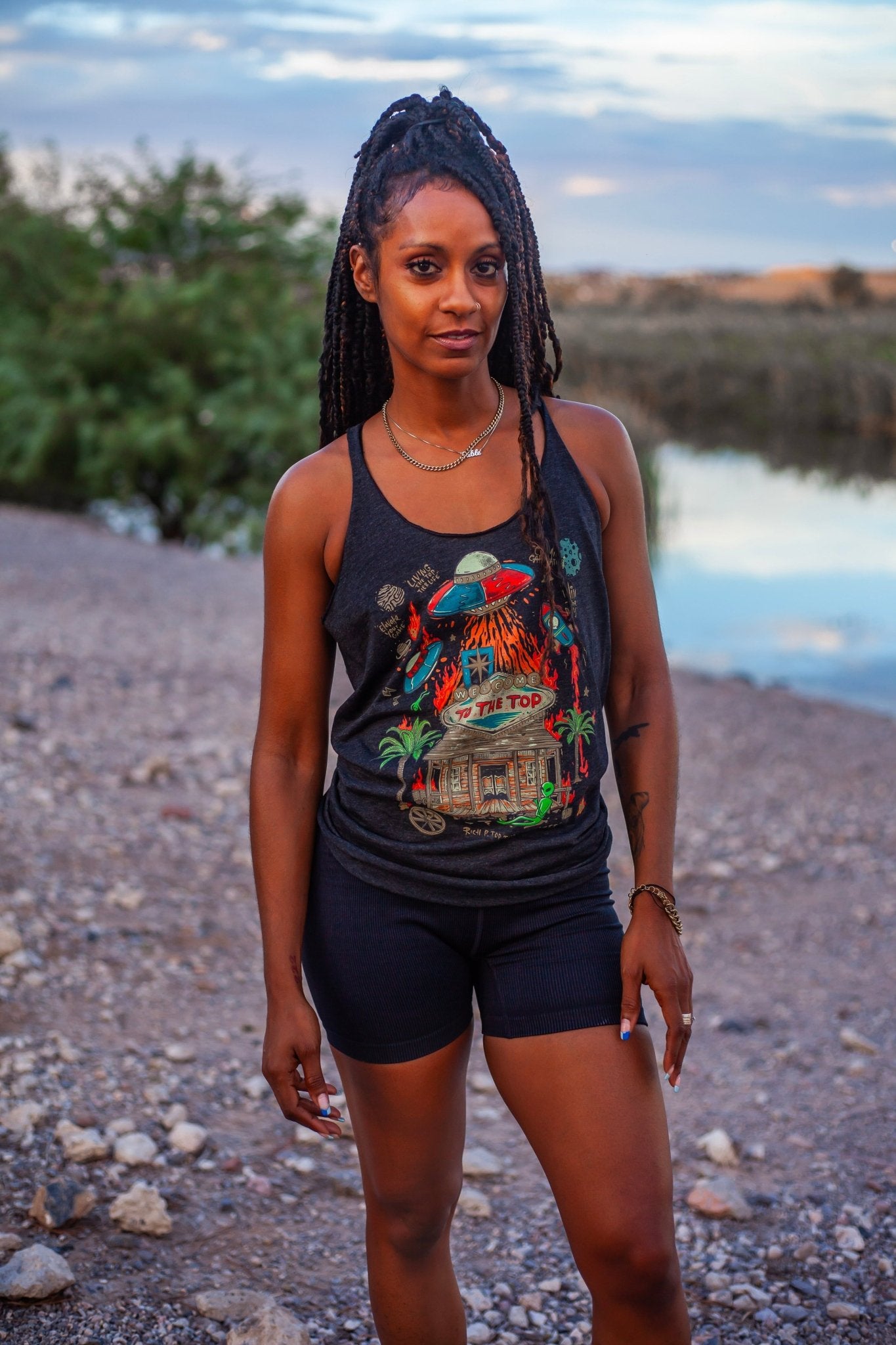 Cosmic Vibes: Women's Tank Top