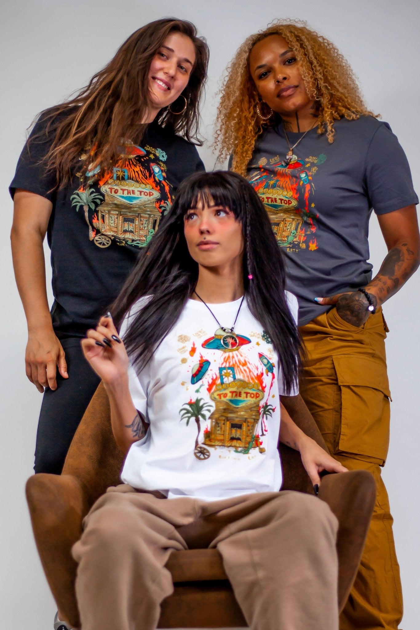 Cosmic Vibes: "Welcome to the Top" T-Shirt