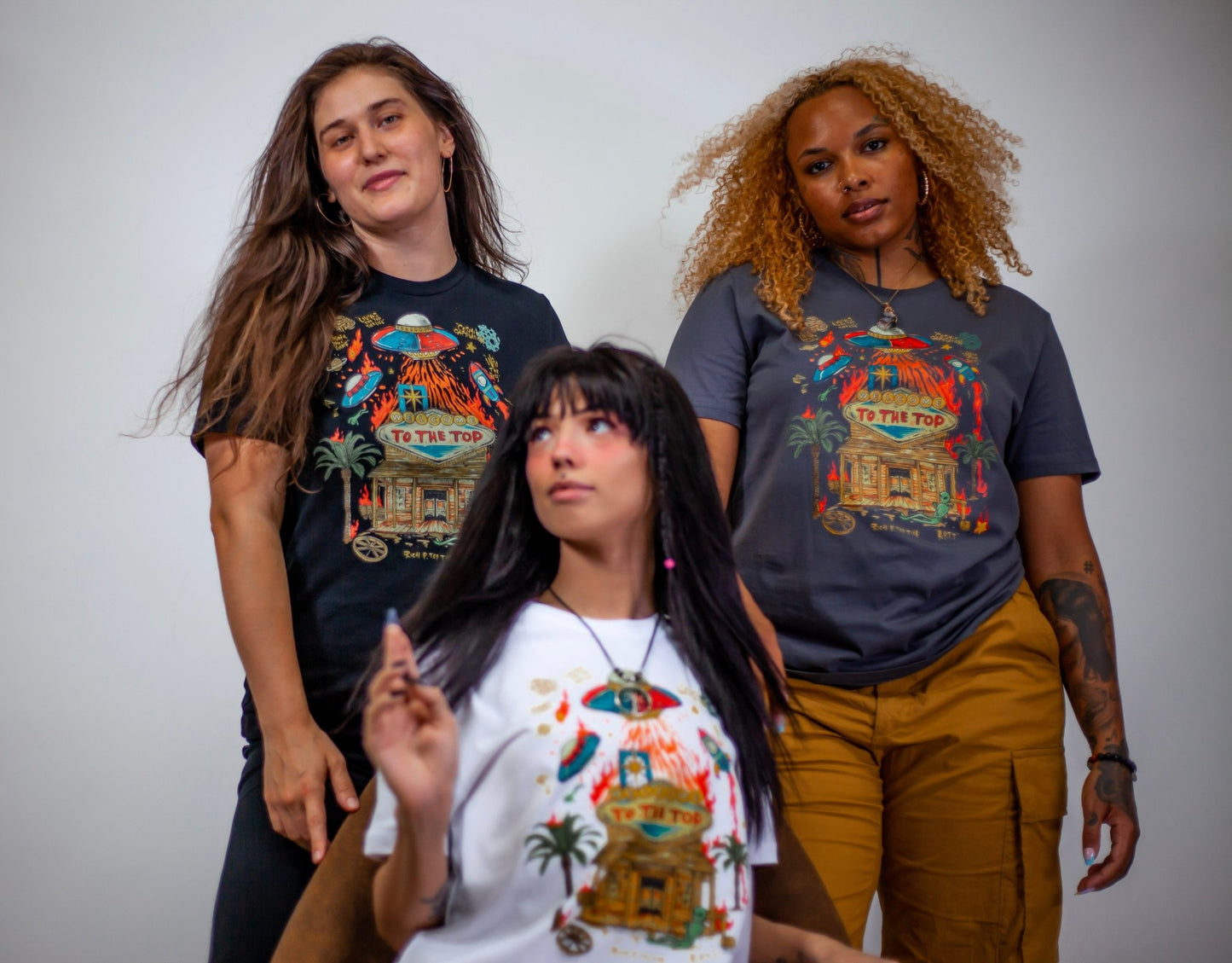 Cosmic Vibes: "Welcome to the Top" T-Shirt