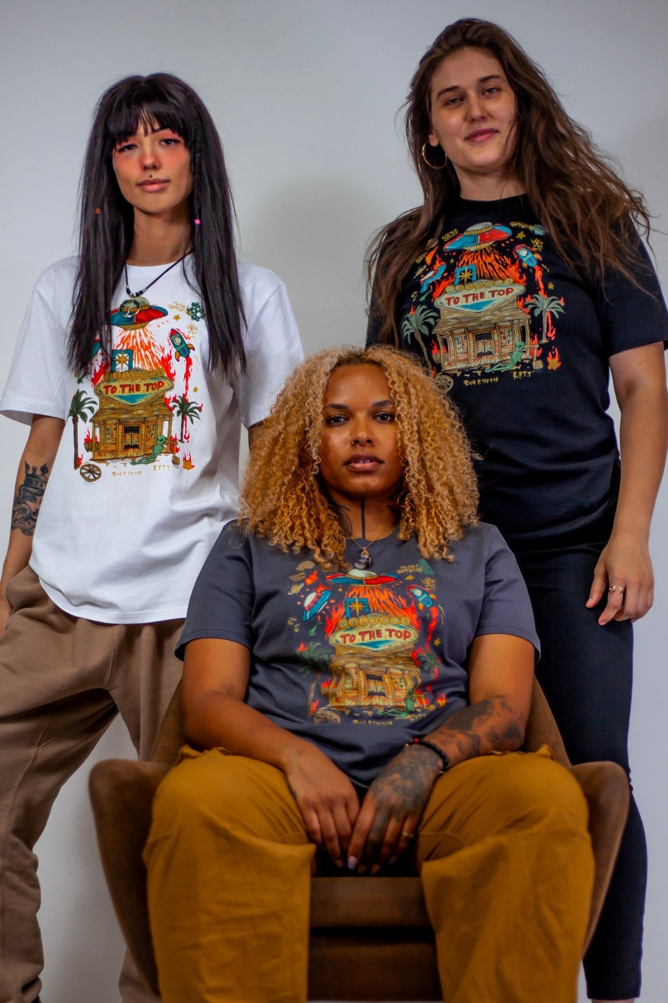 Cosmic Vibes: "Welcome to the Top" T-Shirt