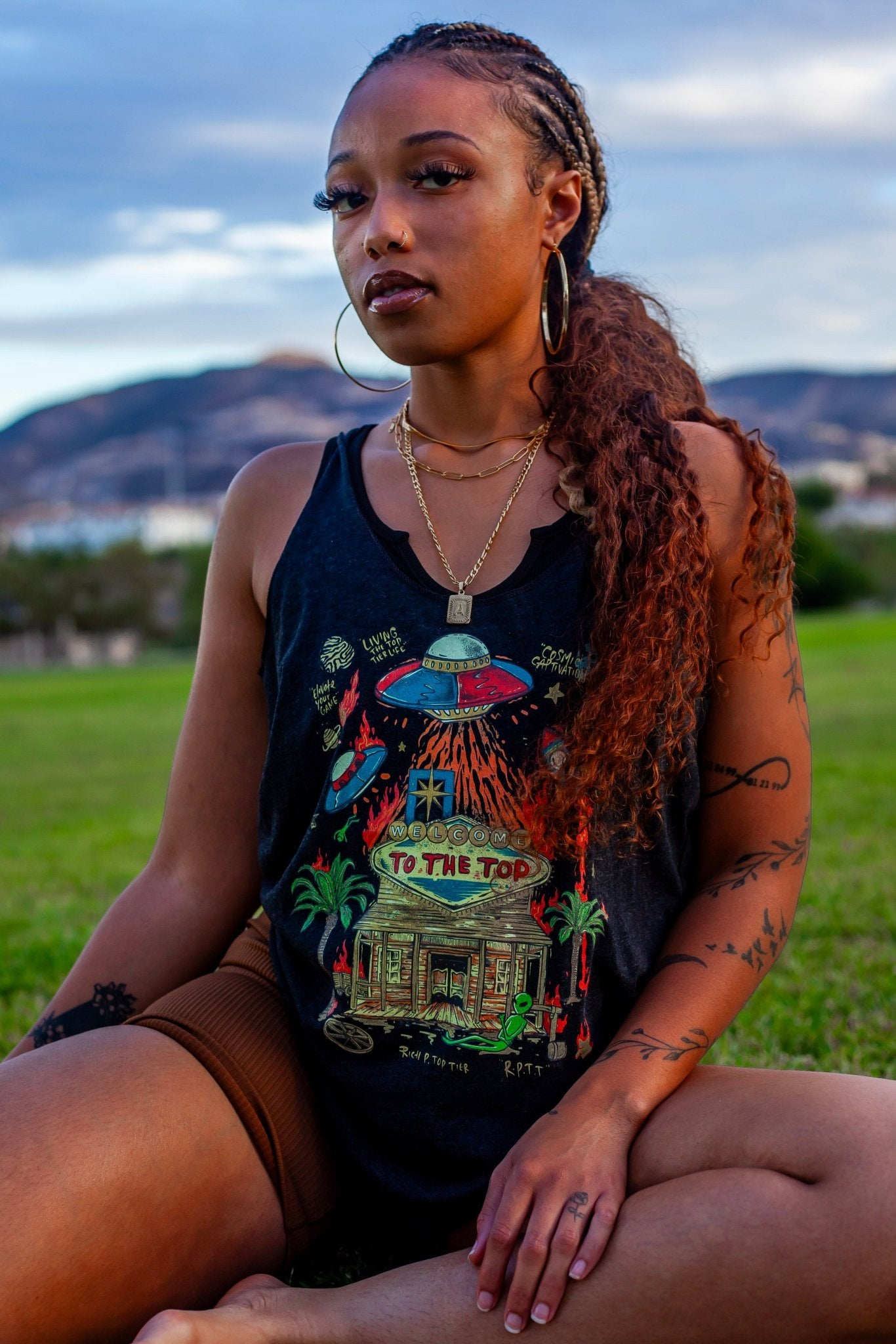 Cosmic Vibes: Women's Tank Top