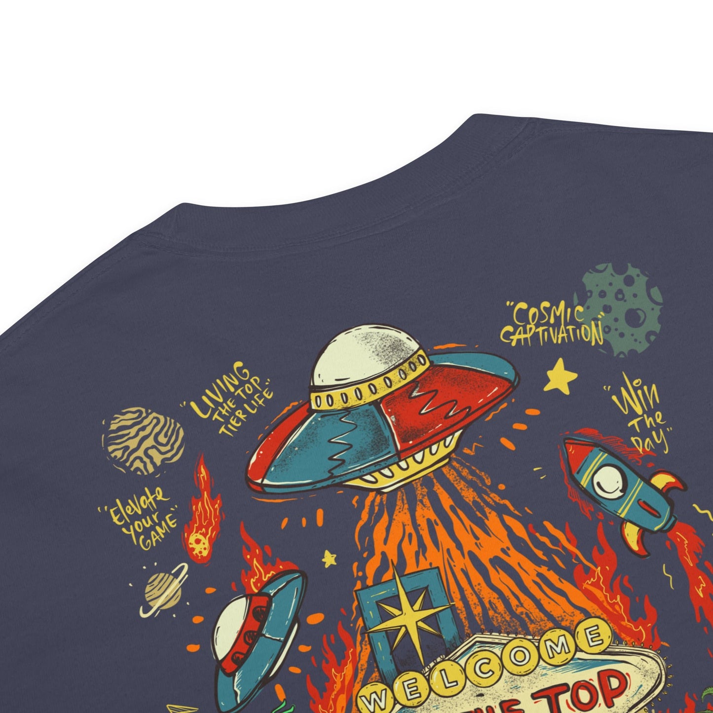 Cosmic Vibes: "Welcome to the Top" T-Shirt