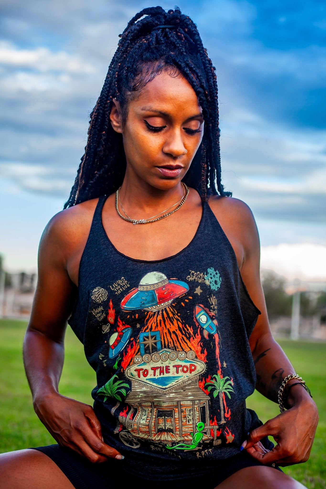 Cosmic Vibes: Women's Tank Top